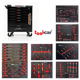 Roadster ToolCar Werkstattwagen | 7 volle Schubladen | Seitlicher Stauraum