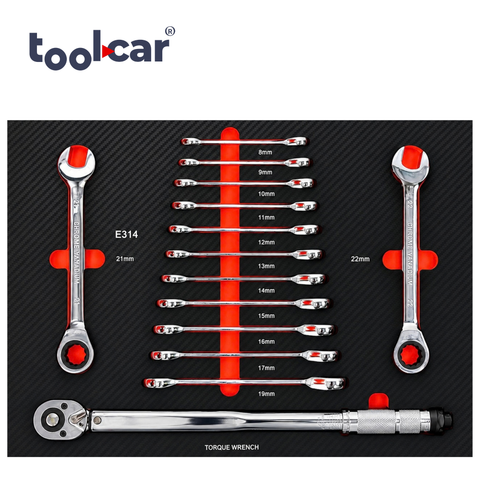 F-Tools ToolCar Werkstattwagen | 7 volle Schubladen | Seitlicher Stauraum