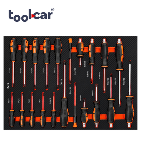 F-Tools ToolCar Werkstattwagen | 7 volle Schubladen | Seitlicher Stauraum
