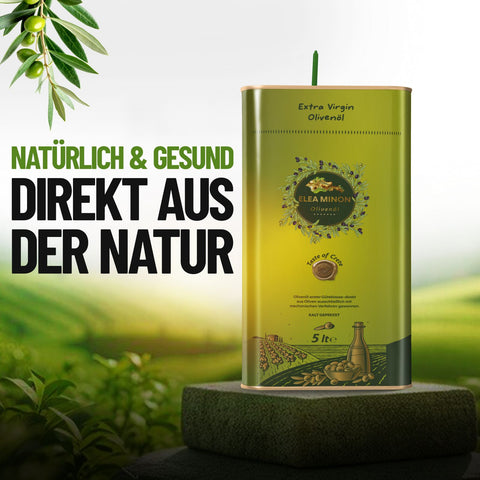 100% Bio Olivenöl Nativ Extra: Kaltgepresst, Gesund
