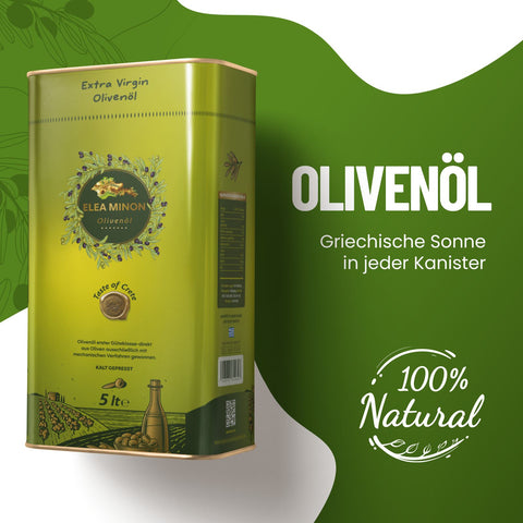 100% Bio Olivenöl Nativ Extra: Kaltgepresst, Gesund