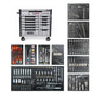 Toolcar APEX Jumbo Pro 12 Silver Werkstattwagen Werkzeugwagen + 2 extra Staufächer