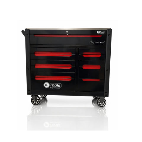 F-Tools ToolCar Werkzeugwagen Werkstattwagen | 10 volle Schubladen + 2 extra Staufächer