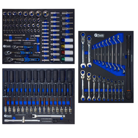 F-Tools Werkstattwagen | 6 volle Schubladen + 1 Staufach