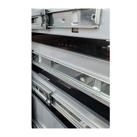 Toolcar APEX Jumbo Pro 12 Silver Werkstattwagen Werkzeugwagen + 2 extra Staufächer
