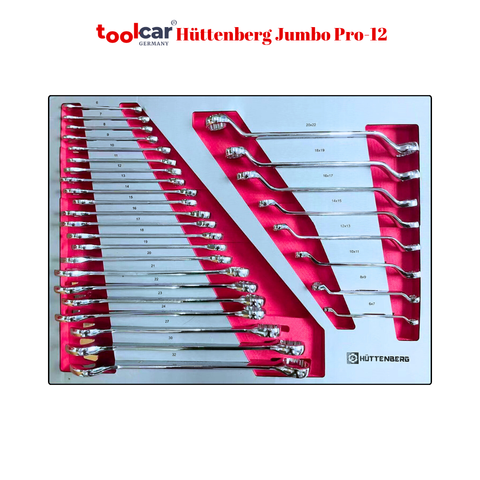 Hüttenberg ToolCar Werkzeugwagen Werkstattwagen | 9 volle Schubladen + 3 extra Staufächer