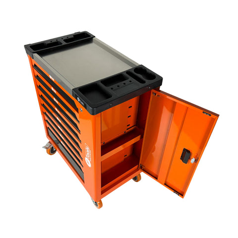 F-Tools ToolCar Werkstattwagen | 8 volle Schubladen | Seitlicher Stauraum