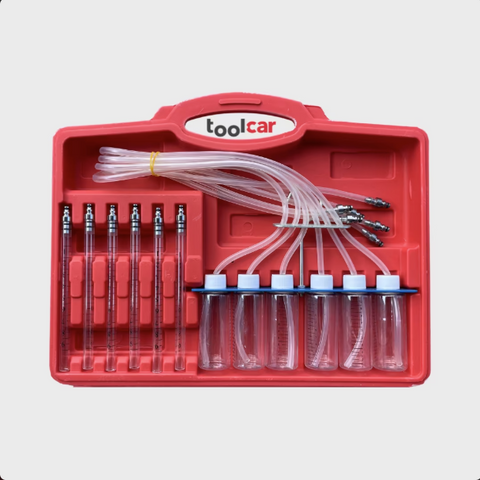 Profi Common Rail Injektor Rücklaufmengen-Prüfer Set